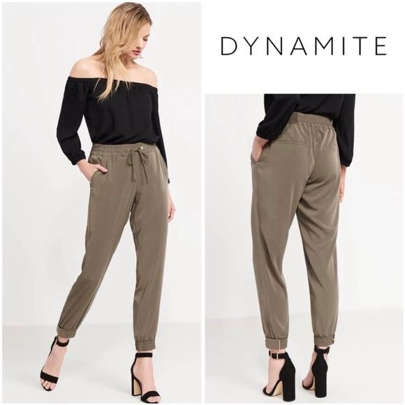 Dynamite Pants - Dynamite Relaxed Fit Dress Pant Jogger